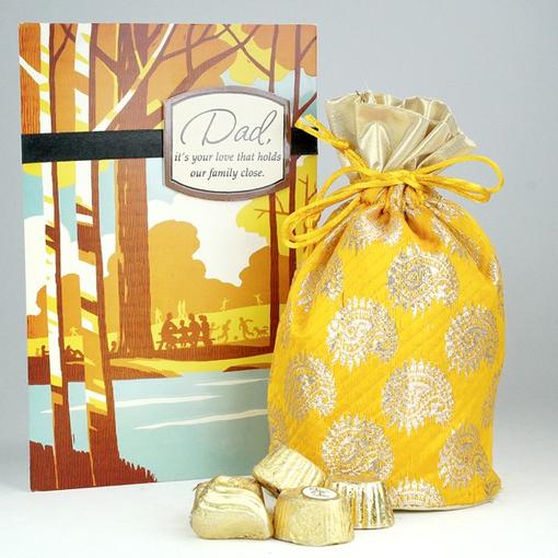 Delicious Chocolates n Greeting Card Hamper